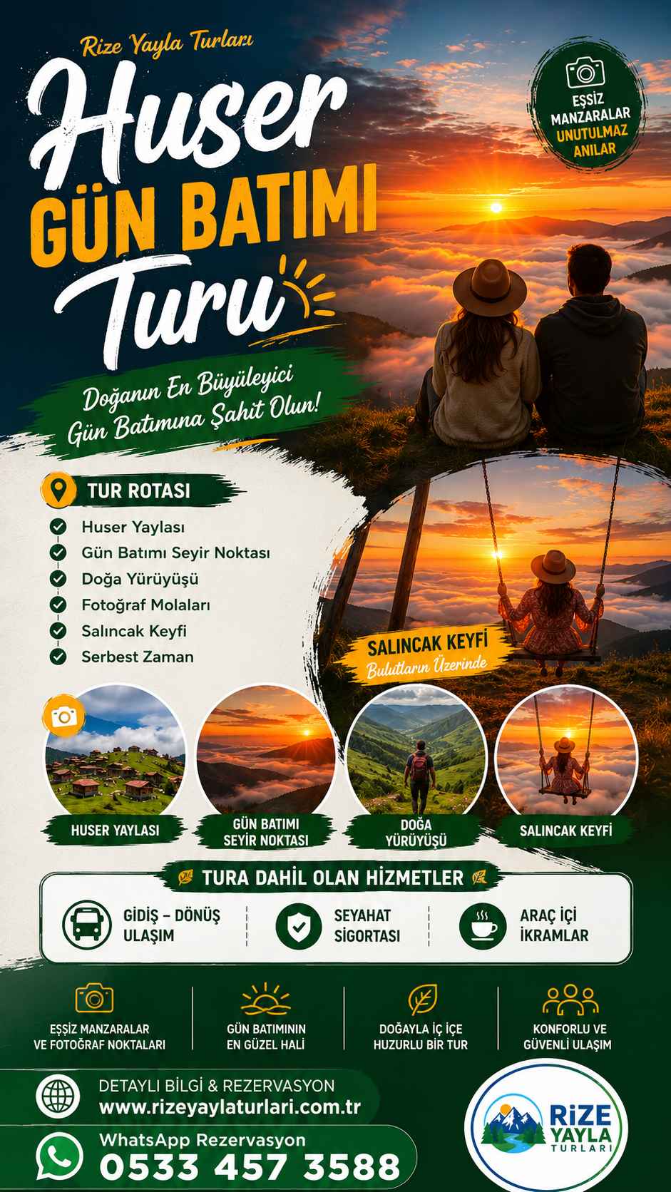 huser gün batımı turu
