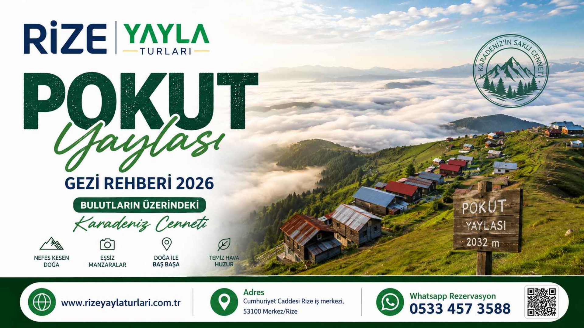 Pokut Yaylası Gezi Rehberi 2026 | Bulutların Üzerindeki Karadeniz Cenneti