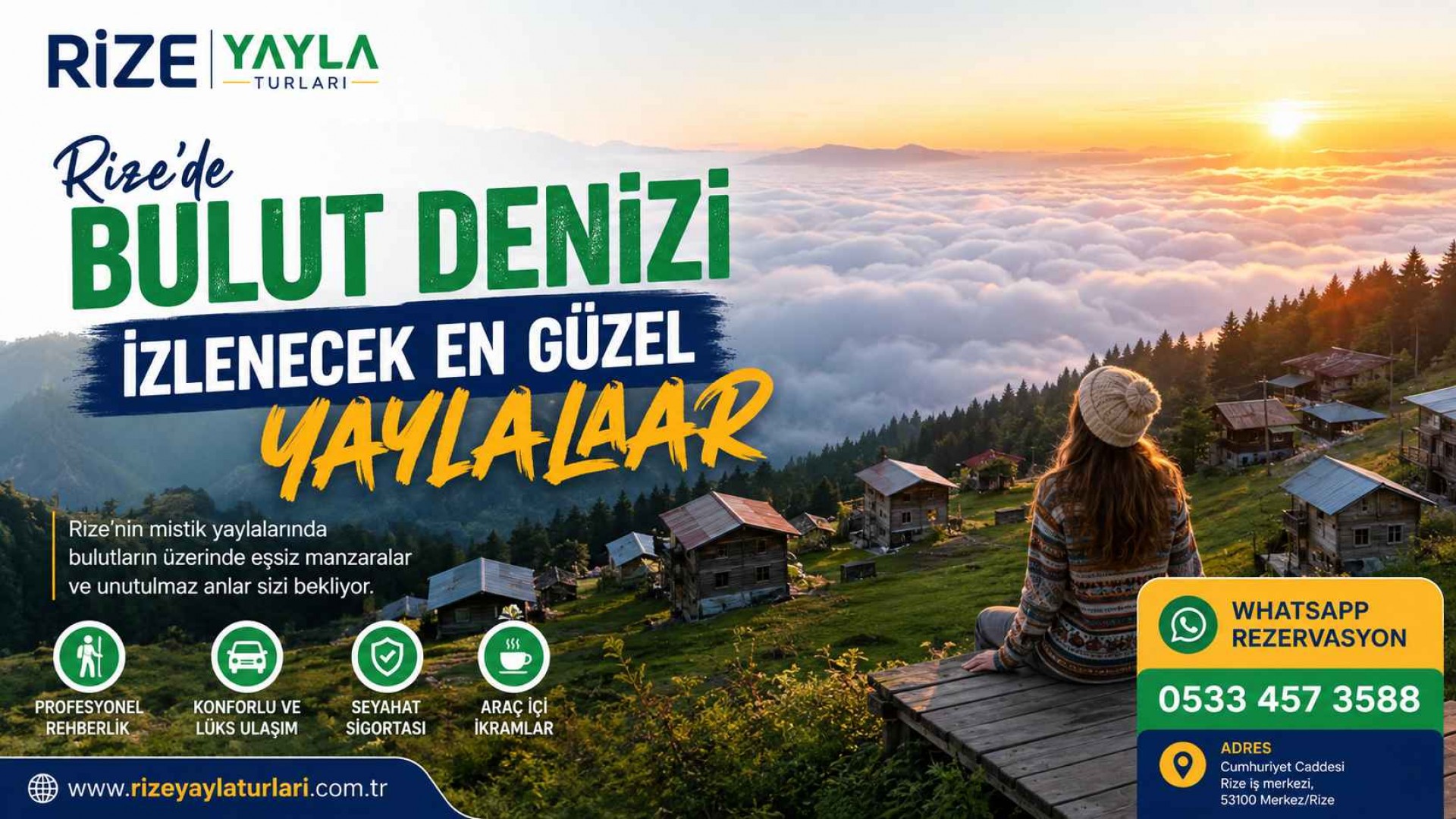 Rize'de Bulut Denizi İzlenecek En Güzel Yaylalar