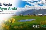 Gito Yaylası | 4 Yayla Turu Aynı Anda - Rize Yayla Turları 4 Yayla Turu Aynı Anda kapsamında ziyaret edilen Gito Yaylası sis denizi manzarası