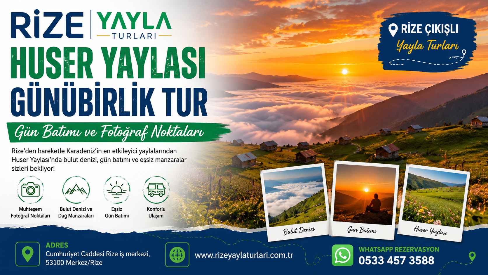 Huser Yaylası Günübirlik Gezi Rehberi – Rize Çıkışlı Yayla Turları